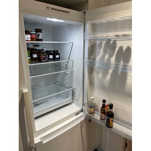 1249 - A Bosch fridge/freezer 59cm w x 176cm h.