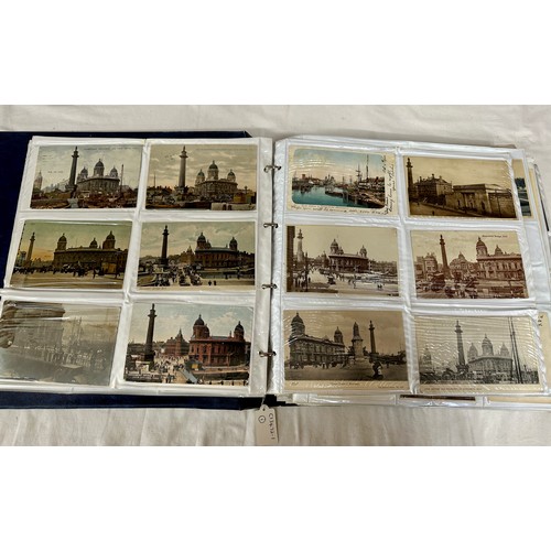 656 - Kingston upon Hull interest. A large album, approx. 375, postcards of Hull street scenes, earliest a... 