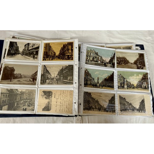 656 - Kingston upon Hull interest. A large album, approx. 375, postcards of Hull street scenes, earliest a... 