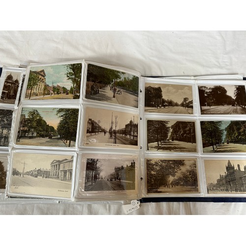 656 - Kingston upon Hull interest. A large album, approx. 375, postcards of Hull street scenes, earliest a... 