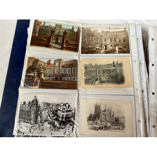 656 - Kingston upon Hull interest. A large album, approx. 375, postcards of Hull street scenes, earliest a... 