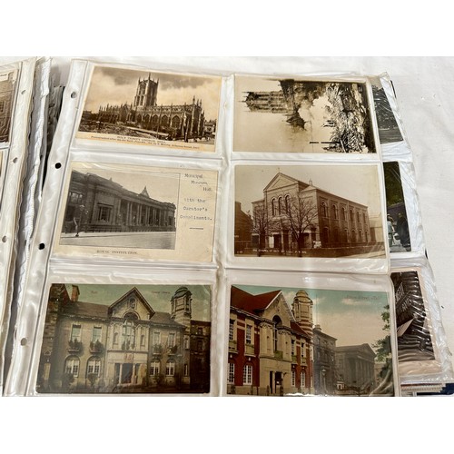 656 - Kingston upon Hull interest. A large album, approx. 375, postcards of Hull street scenes, earliest a... 