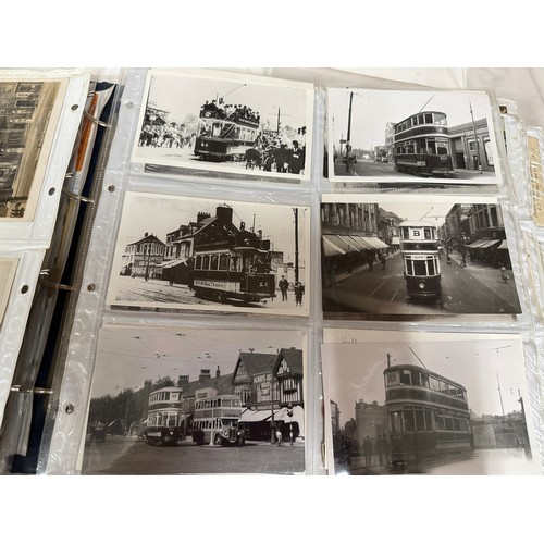 657 - Kingston upon Hull interest. Early 20thC post cards/photographs, some depicting transport trams etc,... 