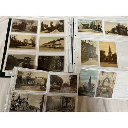 658 - East Riding of Yorkshire interest. A large album, approx. 378, postcards of East Yorkshire Regiment,... 