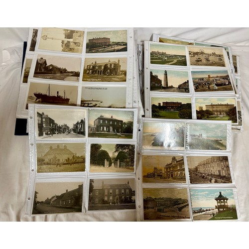 660 - East Riding of Yorkshire interest. A large album, approx. 565, postcards of East Yorkshire areas to ... 