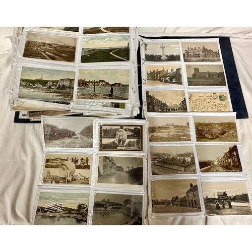 660 - East Riding of Yorkshire interest. A large album, approx. 565, postcards of East Yorkshire areas to ... 