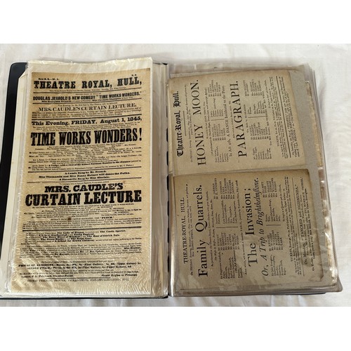 662 - Hull ephemera to include mainly Theatre Bills from 1781 onwards, Theatre Royal, Hull Summer Theatre,... 