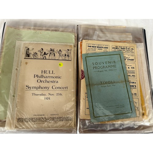 662 - Hull ephemera to include mainly Theatre Bills from 1781 onwards, Theatre Royal, Hull Summer Theatre,... 