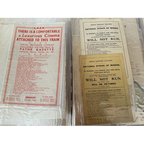 663 - Railway ephemera, 1900 onwards, to include information pamphlets, maps, catalogues, reports, acciden... 