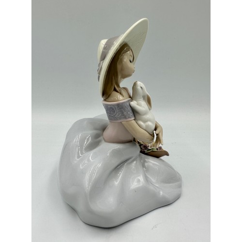 230 - Lladro 6741 Bunny Kisses in original box