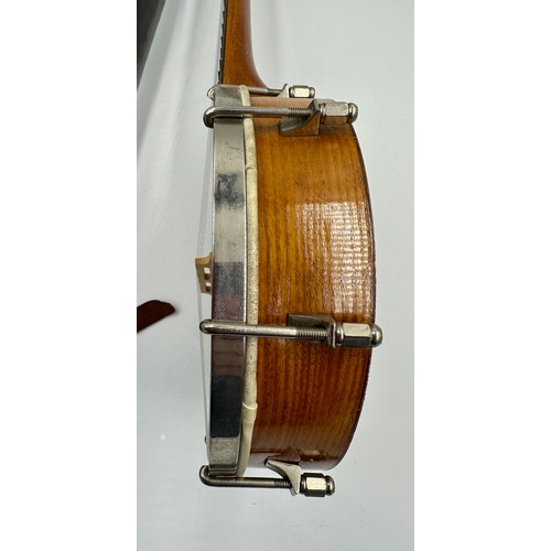 1221 - A Boosey & Hawkes Regent Marching tuba, 77cm high together with a cased The Windsor Honolulu Ukulele... 