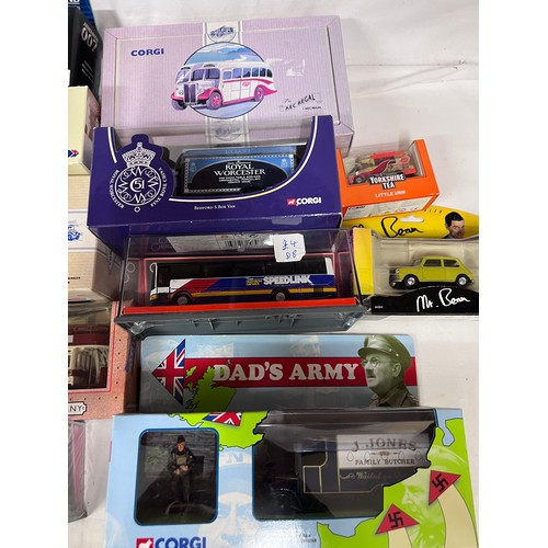 1110 - Various Diecast Corgi models to include Dad's Army 09002, Balloon Tram 43507, Golden Oldies 30303, L... 