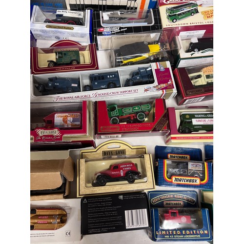 1115 - A large quantity of diecast models to include: NZG - Conrad Mercedes Benz models, Matchbox Models of... 