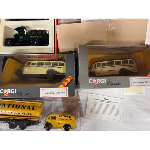 1117 - A collection of Corgi diecast models comprising: Corgi 31002 Foden FG Cylindrical Tanker And Morris ... 