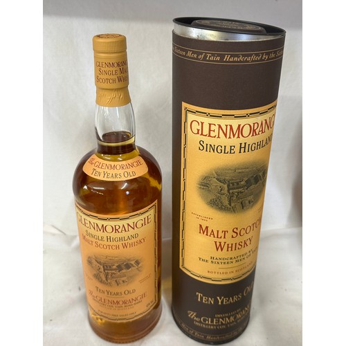 1138 - Various whiskies and spirits to include Glenmorangie Port Wood Finish Highland Single Malt, Glenmora... 