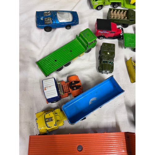 1120 - Various unboxed matchbox series diecast toys to include Speed Kings K36-41 Bandolero and K-45 Mercur... 