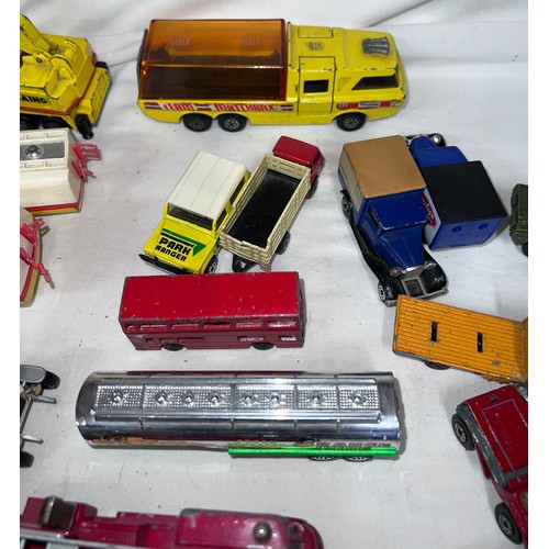 1120 - Various unboxed matchbox series diecast toys to include Speed Kings K36-41 Bandolero and K-45 Mercur... 