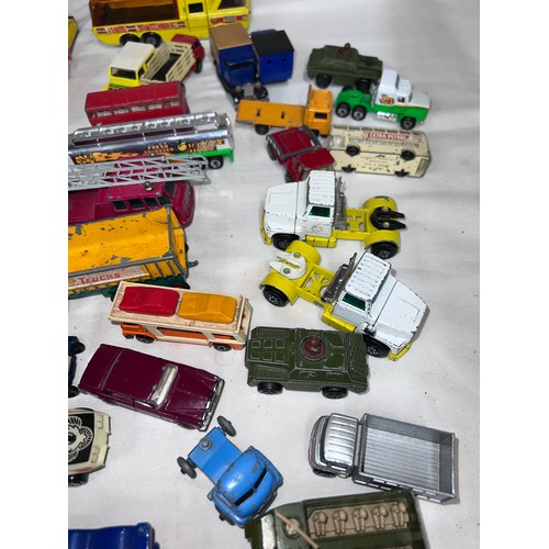 1120 - Various unboxed matchbox series diecast toys to include Speed Kings K36-41 Bandolero and K-45 Mercur... 