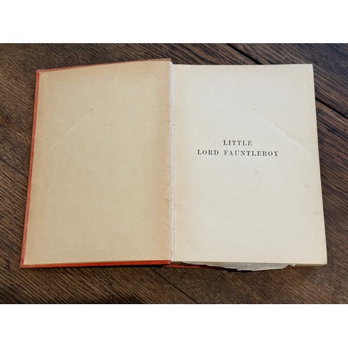 1058A - Little Lord Fauntleroy London : F. Warne and Co 1st edition with a list of 26 illustrations from dra... 