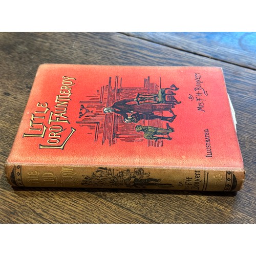 1058A - Little Lord Fauntleroy London : F. Warne and Co 1st edition with a list of 26 illustrations from dra... 