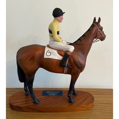 201 - Beswick Connoisseur model Horse and Jockey, Arkle, model No. 2084.