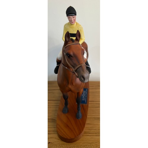 201 - Beswick Connoisseur model Horse and Jockey, Arkle, model No. 2084.