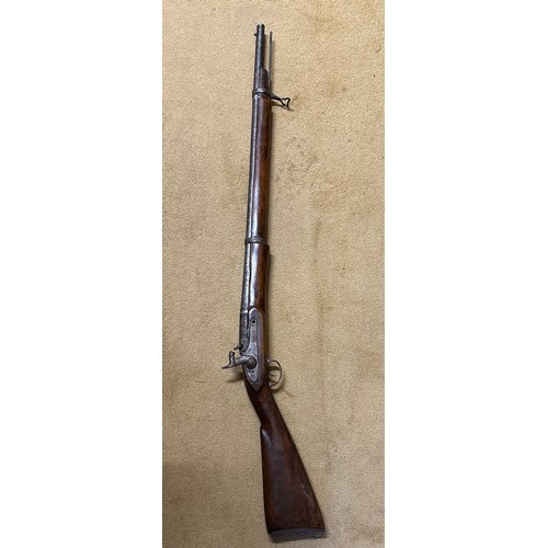 917 - An Enfield Rifle approx. 113cm l, marked 120 to stock.