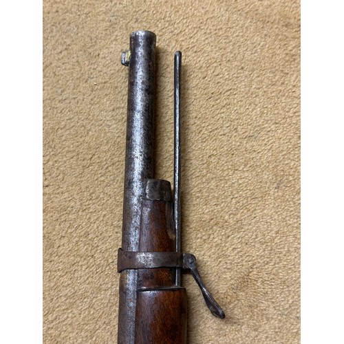 917 - An Enfield Rifle approx. 113cm l, marked 120 to stock.