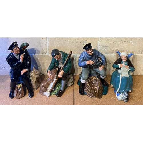 234 - Four Roual Doulton figures to include The Master HN2325, Twilight HN2256, The Lobster Man HN2317 and... 