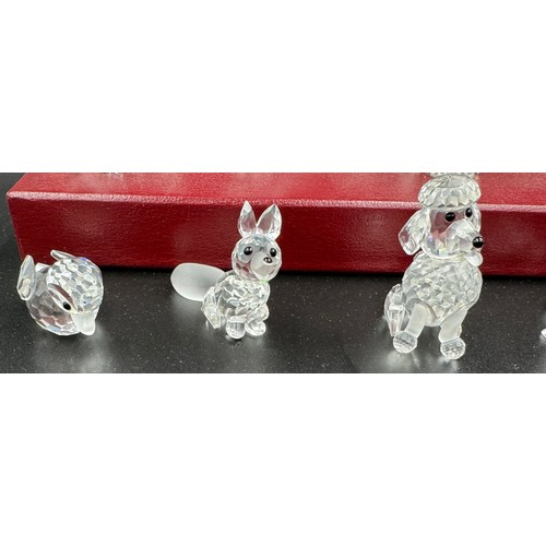 286 - A collection of 12 Swarovski Silver Crystal boxed ornaments to include 7613NR 000 004 Duck, 7661NR 0... 