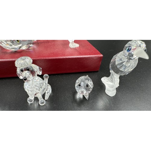 287 - A collection of 12 Swarovski Silver Crystal boxed ornaments to include 7621NR 000 001 Kookaburra, 76... 