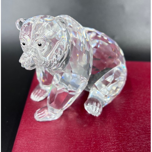 292 - Eight boxed pieces of Swarovski crystal to include 7637 Grizzly Bear measuring approx. 8.5cm h x 9cm... 