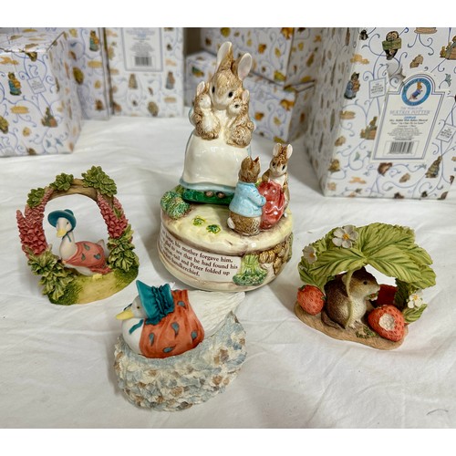 282 - Border Fine Arts : Beatrix Potter 755087 Peter Rabbit Tissue Box Cover, A 0633 Jemima Puddle Duck Tr... 