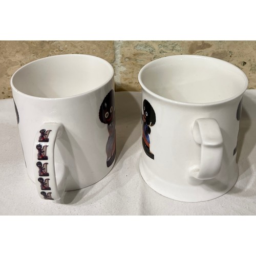 277 - Two limited edition Carlton Ware mugs, The Golly Bongo Player Limited edition 100, and “Harpo” from ... 