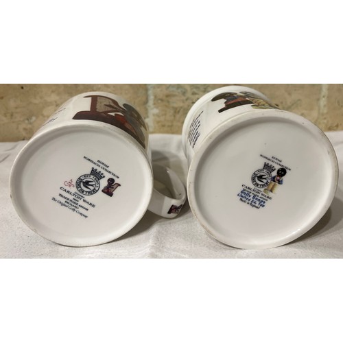 277 - Two limited edition Carlton Ware mugs, The Golly Bongo Player Limited edition 100, and “Harpo” from ... 