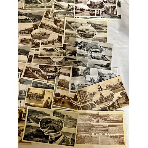 749 - A collection of Edwardian to 1950's Multiview postcards to include places throughout the United King... 