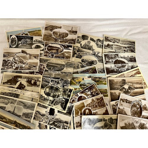 749 - A collection of Edwardian to 1950's Multiview postcards to include places throughout the United King... 