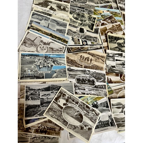 749 - A collection of Edwardian to 1950's Multiview postcards to include places throughout the United King... 