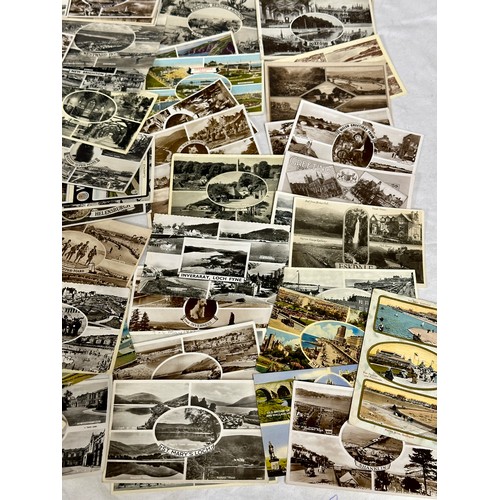 749 - A collection of Edwardian to 1950's Multiview postcards to include places throughout the United King... 