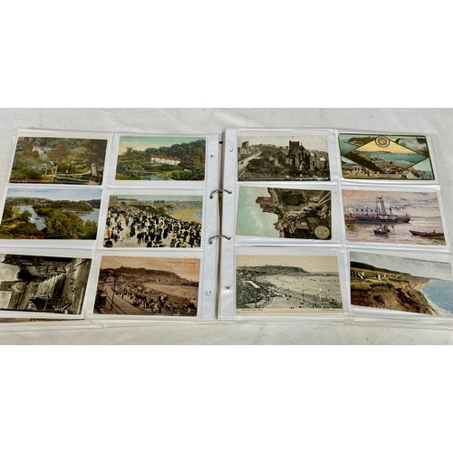 751 - A collection of 180 local interest postcards to include Scarborough, Bridlington, Whitby, Robin Hood... 