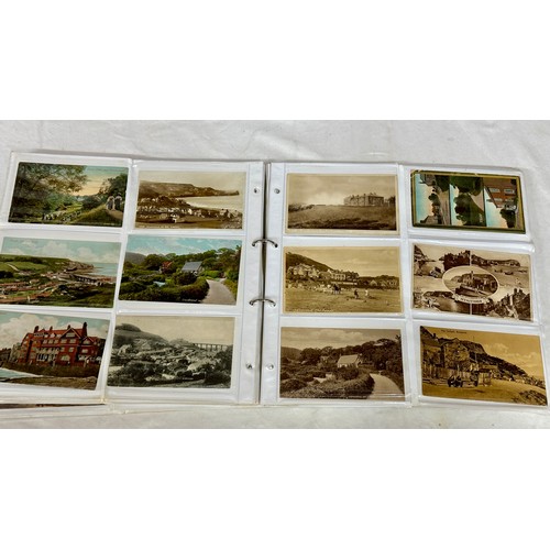 751 - A collection of 180 local interest postcards to include Scarborough, Bridlington, Whitby, Robin Hood... 