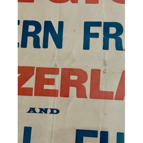 1139 - Railway interest: L.&N.W. and N.E. Rlys poster Belgium, Northern France, Switzerland and Central Eur... 