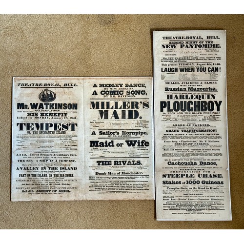 1145 - Theatre Royal, Hull two posters one advertising Second Night of the New Pantomime, 