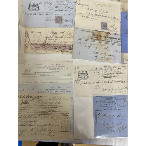 746 - Local interest: A large quantity of Hull Bill Heads dating from 1840 to approx. 1935 to include R Wi... 