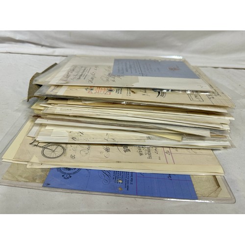 746 - Local interest: A large quantity of Hull Bill Heads dating from 1840 to approx. 1935 to include R Wi... 