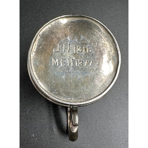 1024 - Masonic items to include a silver mug with J.H. 1816 M.E.H. 1877 to the base, London 1812 maker's ma... 