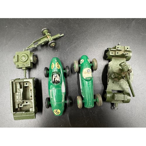 855 - Dinky Military & Racing Cars to include 239 Vanwall and 233 Cooper-Bristol and Military vehicles to ... 