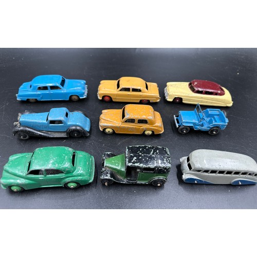 857 - A quantity of Dinky Cars & Buses to include Luxury Coaches, Duple Roadmaster, Hudson Sedan, 27F, Mor... 