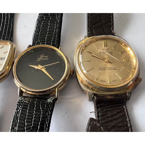 566 - Watches to include Starlon Executive, Accurist, Rotary, Ingersoll, Oris etc. (9)