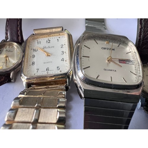 566 - Watches to include Starlon Executive, Accurist, Rotary, Ingersoll, Oris etc. (9)